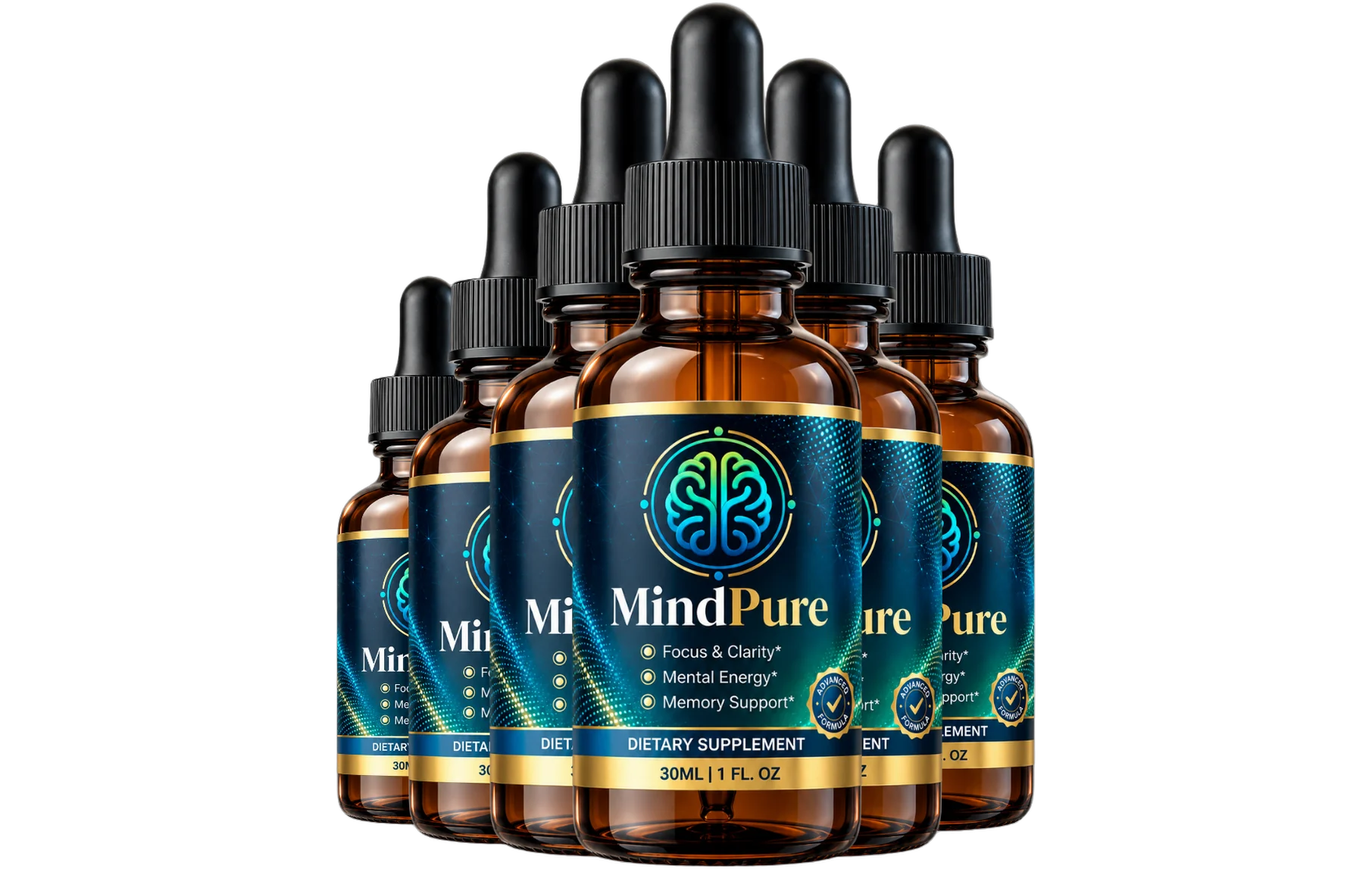 Six bottles of MindPure